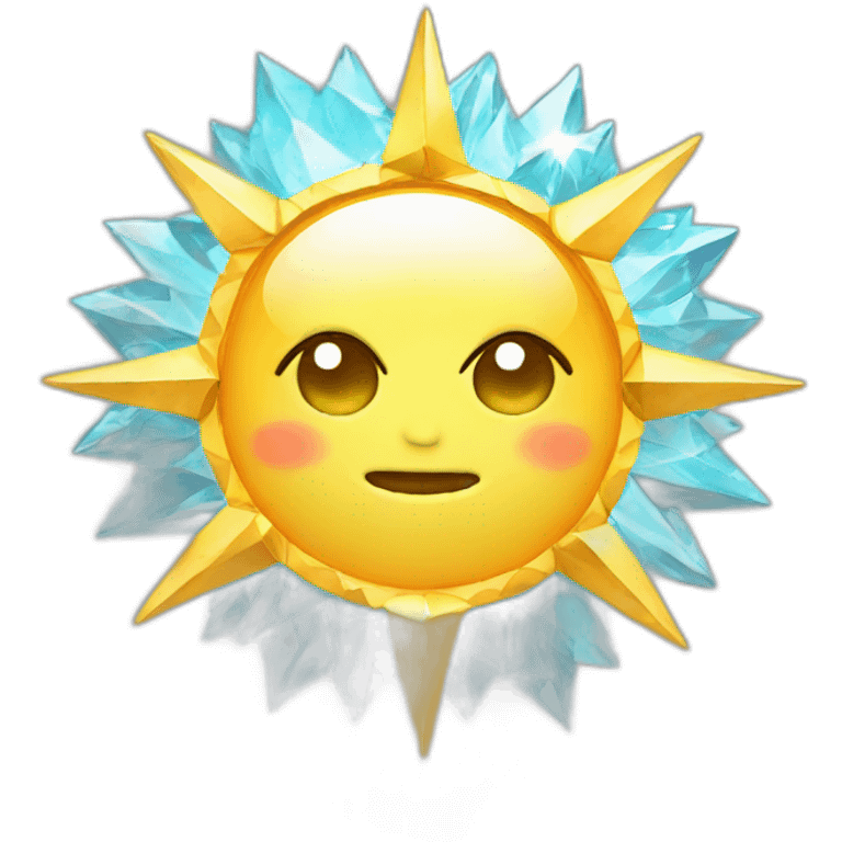 diamond  sun emoji