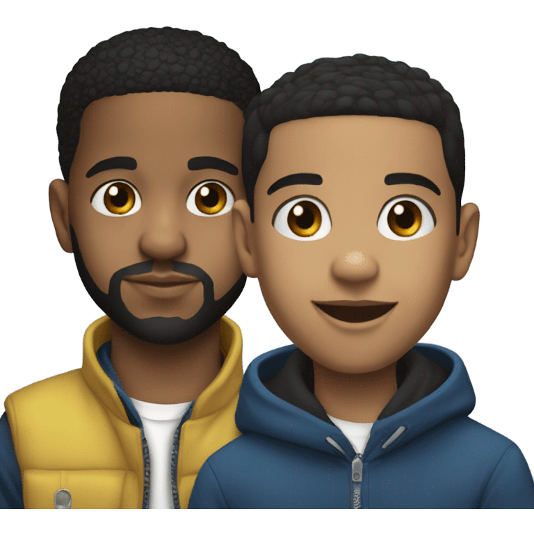 Young kid and drake emoji