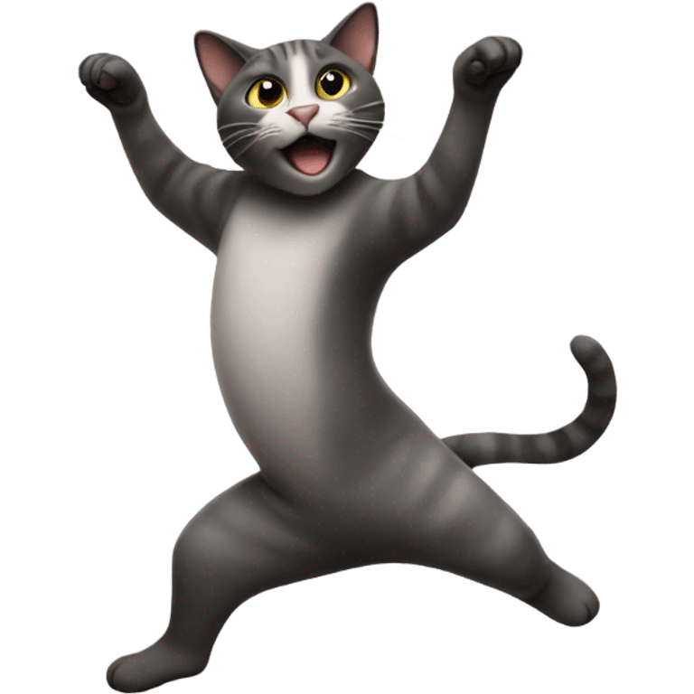 Cat dancing emoji