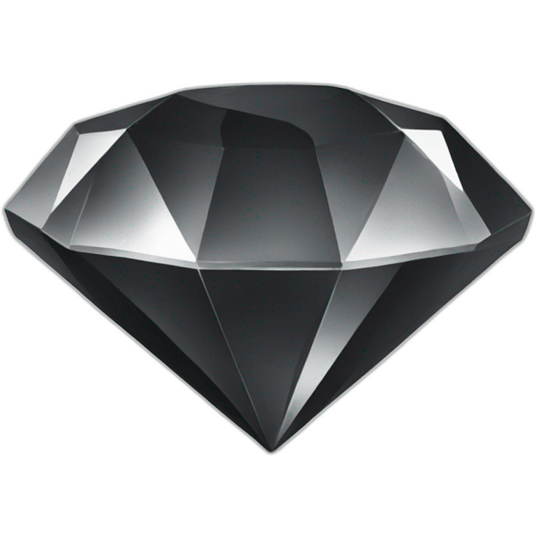 sketch diamond black emoji