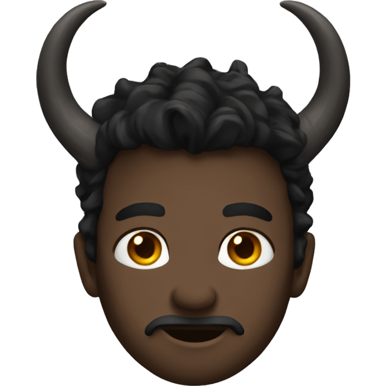 Black horns  emoji