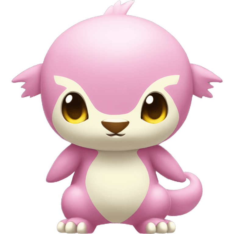 cute kawaii cool Digimon-Fakemon-animal full body emoji