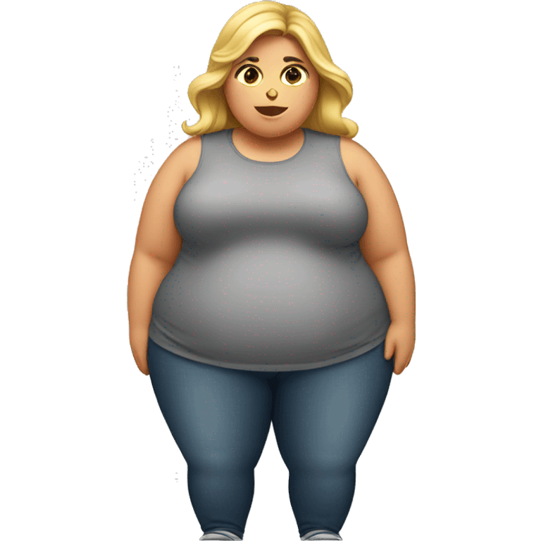 Fat girl emoji