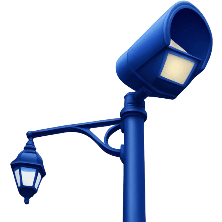 navi blue 
street lamp emoji