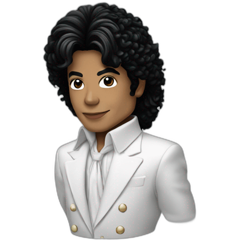 Michael Jackson blanc emoji