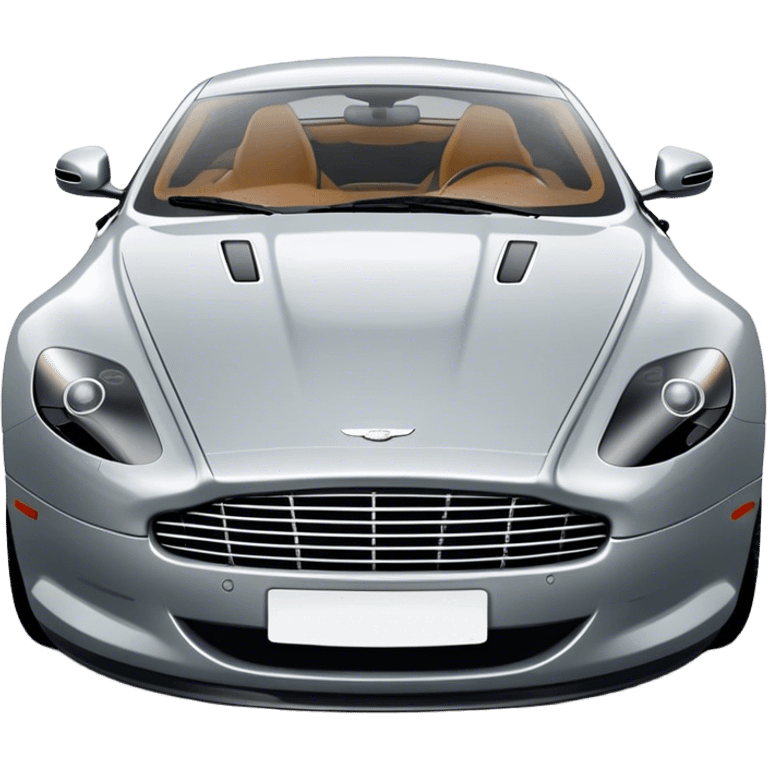 Aston Martin DB9 - Aston Martin (Model Year: 2016) (Iconic colour: Silver) emoji