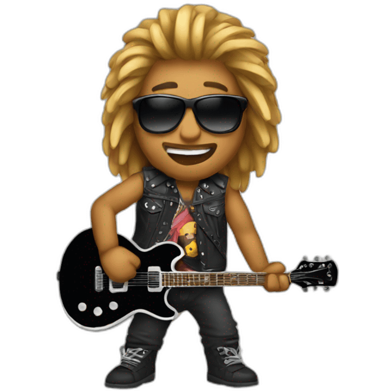 Rock star emoji