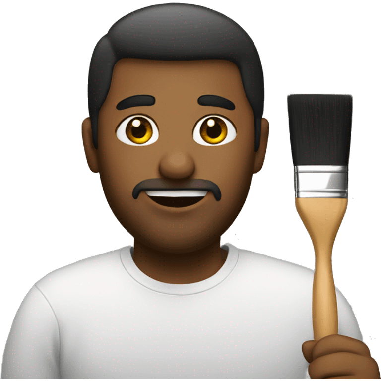 Artist with a brush emoji