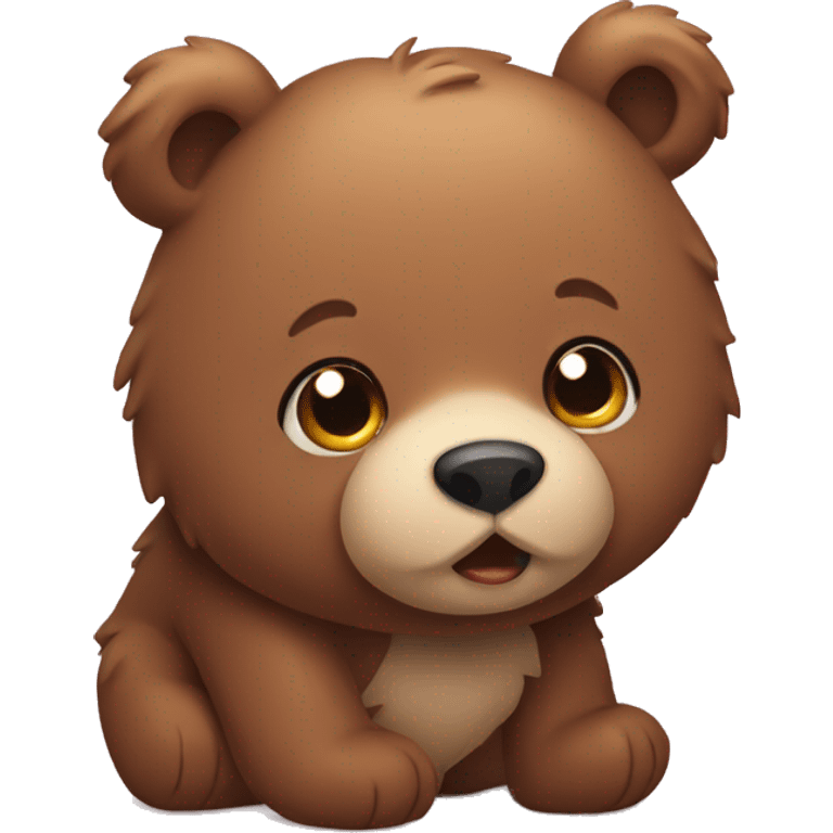 Cute bear emoji