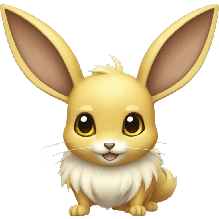 Yellow Electric Mouse Eevee emoji