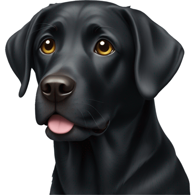 Black Labrador  emoji