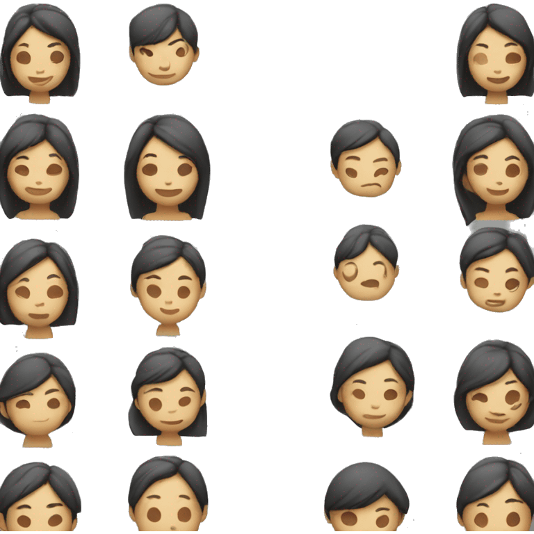 full body asian female middle age emoji