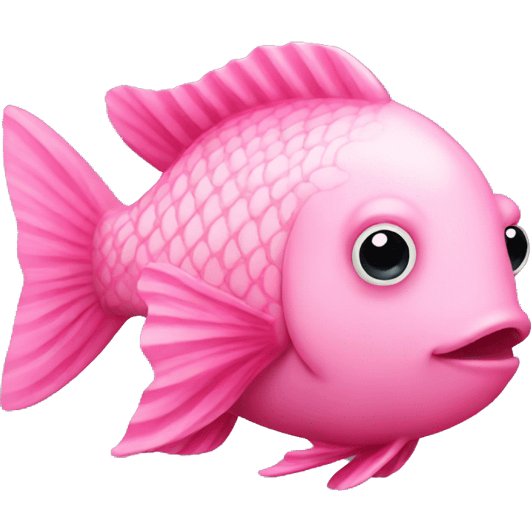 pink fish emoji