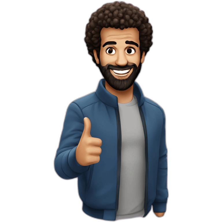 Mo salah thumps up emoji