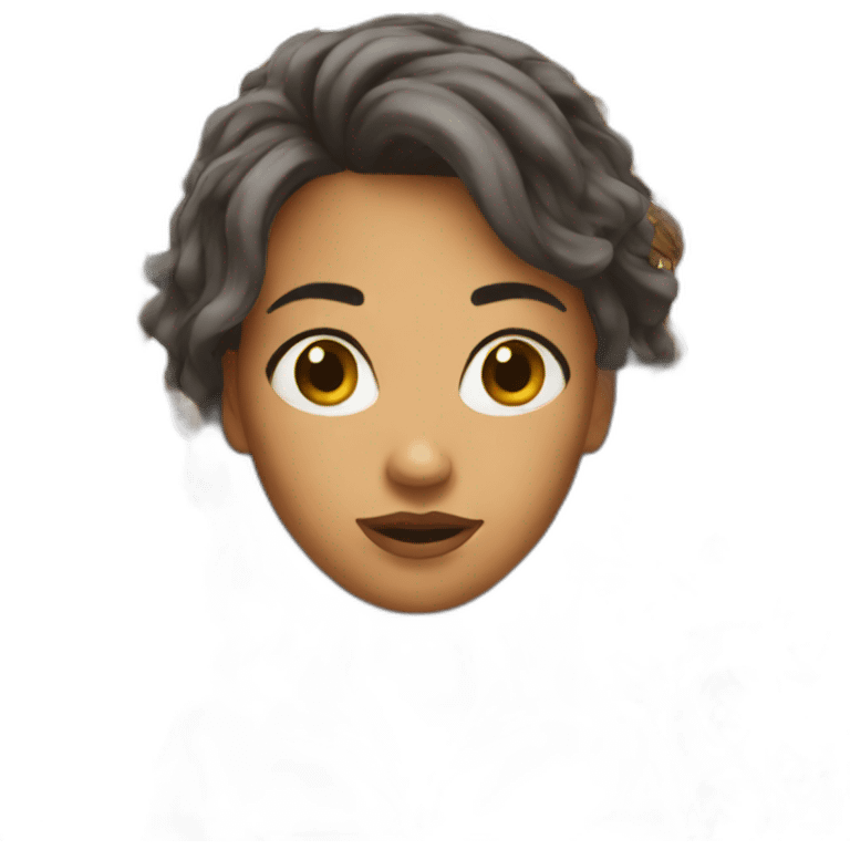 women-big-head emoji