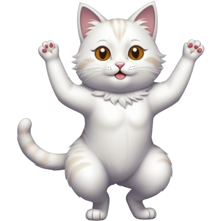 Cat dancing  emoji