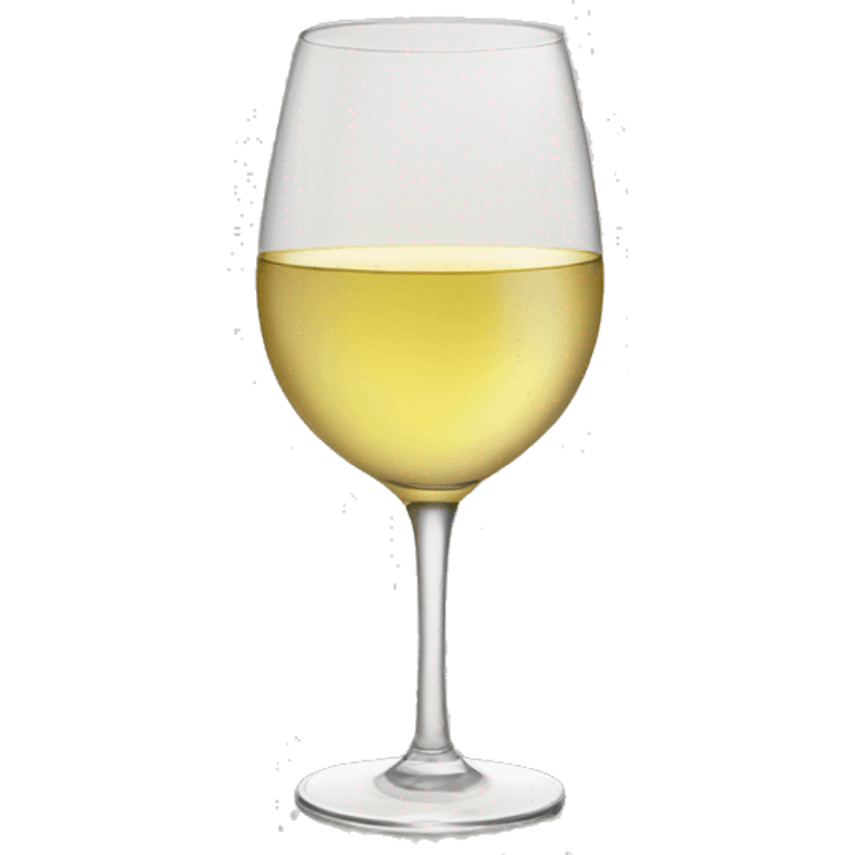 Cheers with white wine emoji