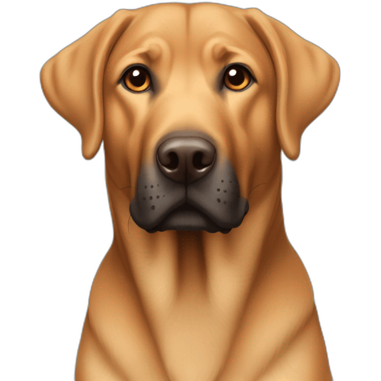 Light Brown labrador crossed with beauceron emoji