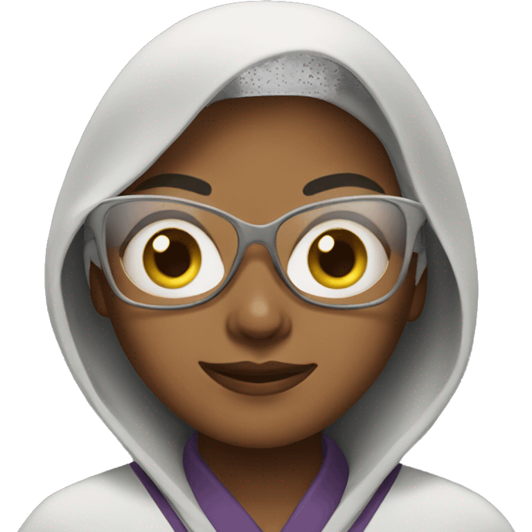 woman wearing robe emoji