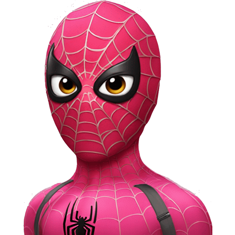 pink spiderman emoji