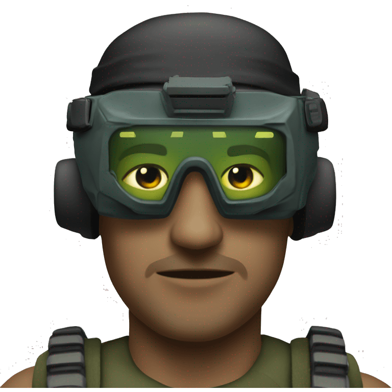 devgru wearing quad tube night vision goggles emoji