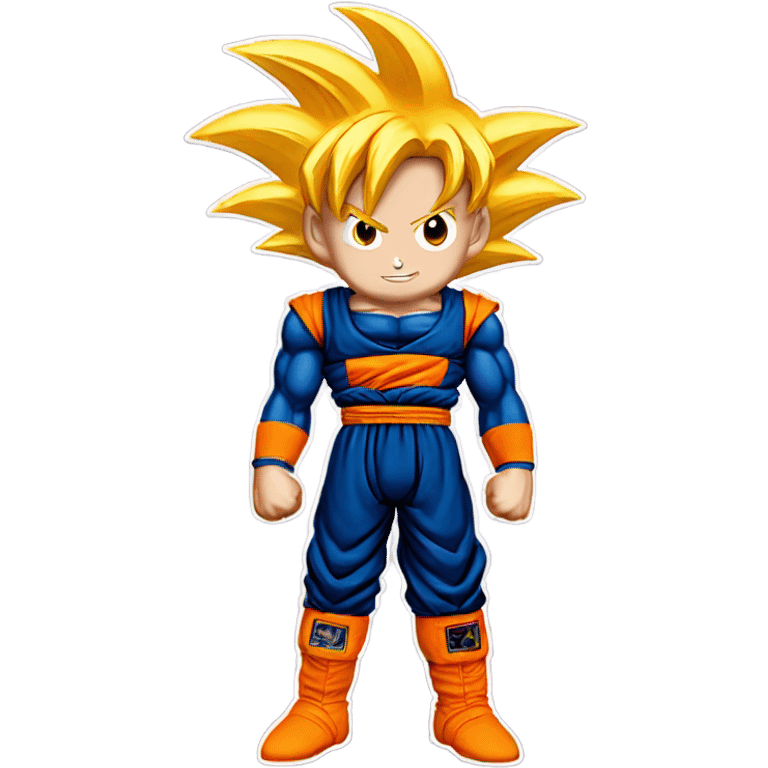 Goku super duper saiyan emoji