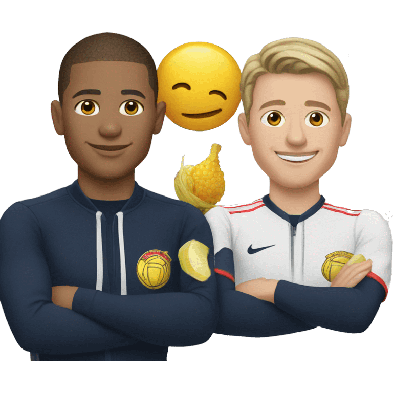 Mbappé et vinicuis emoji