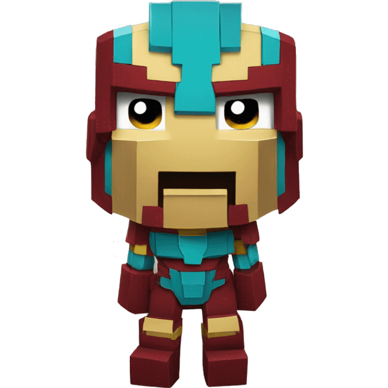 ironman style minecraft emoji