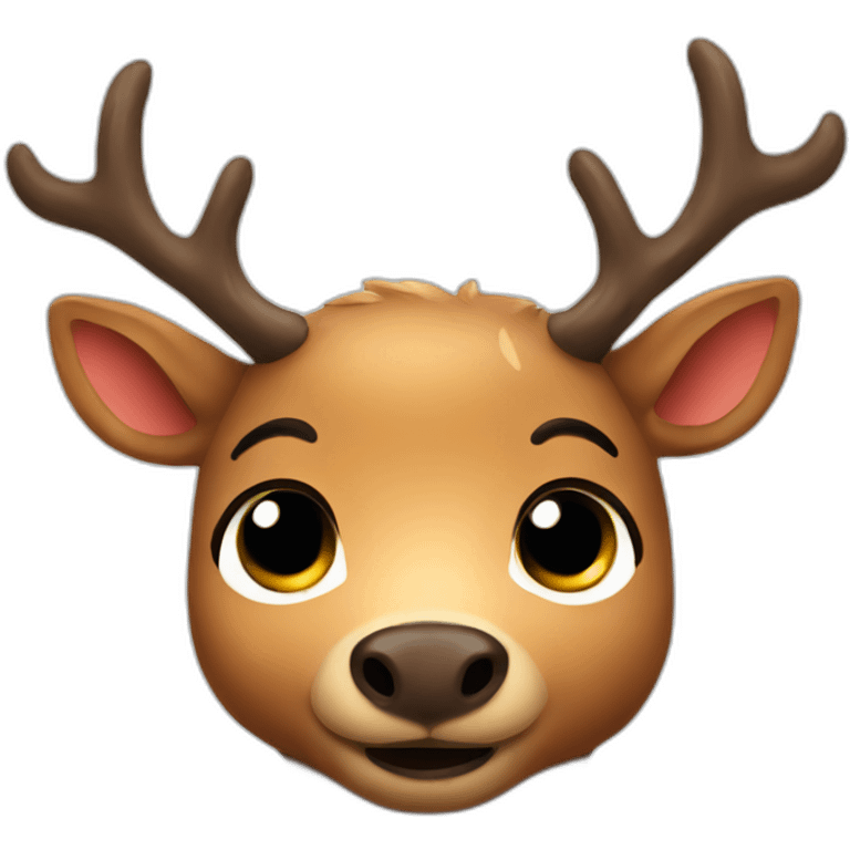 cute elk emoji