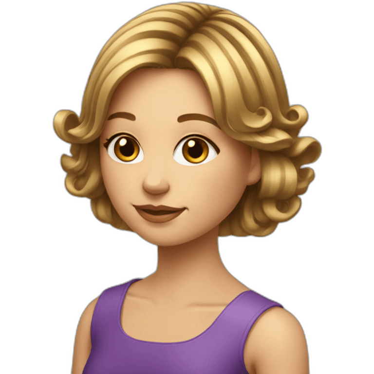 highlights-hair-girl-with-deck-of-cards emoji