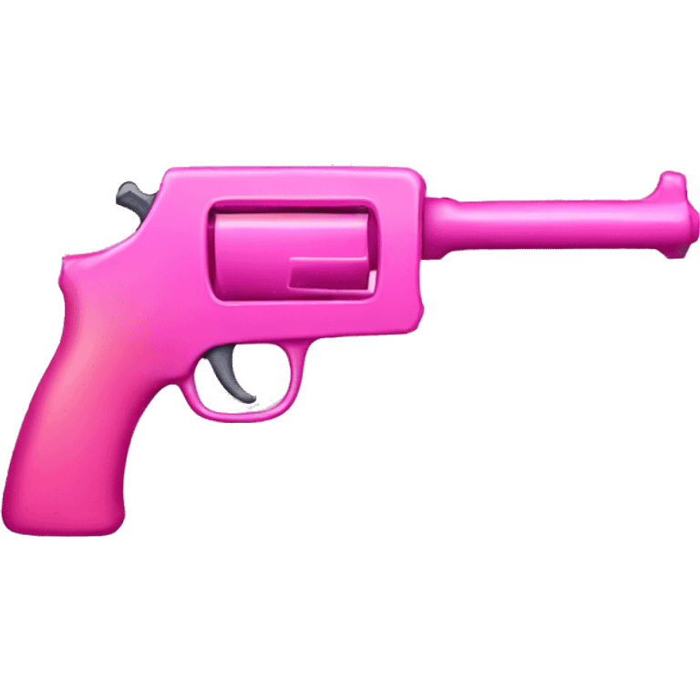 pink gun with a bow emoji