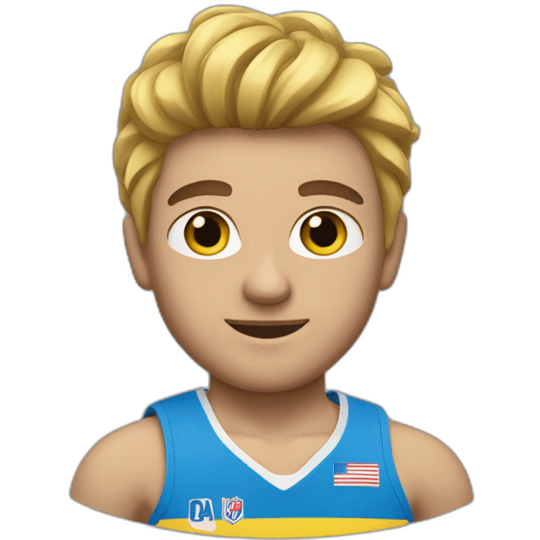 gerard larcher as an athlete emoji