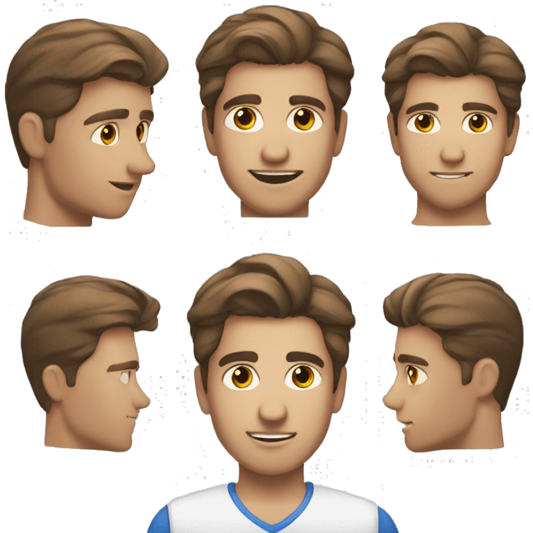 brown hair man-browneyes-light skin-european-handsome-sideparted emoji