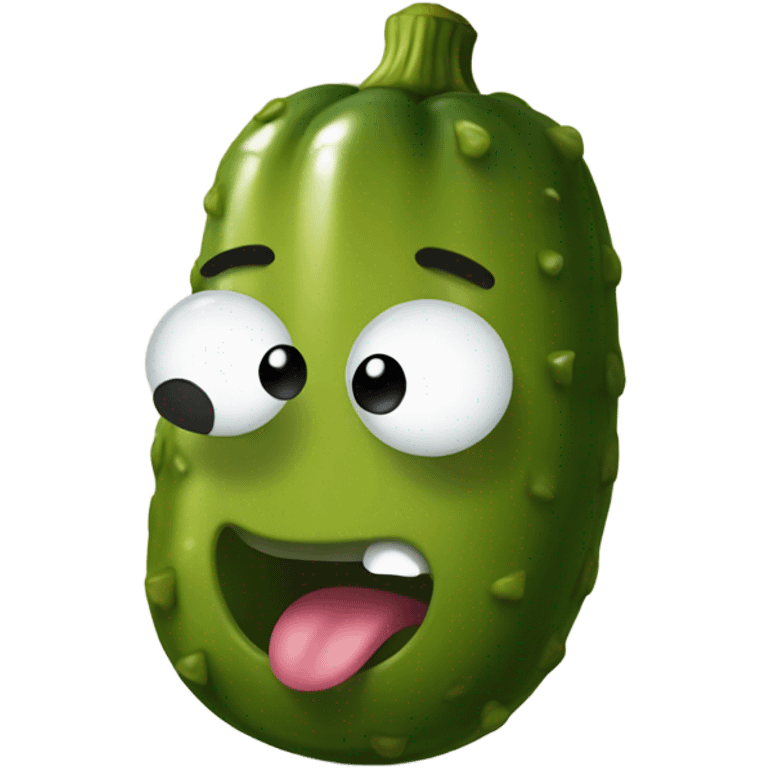 pickle with a face  emoji