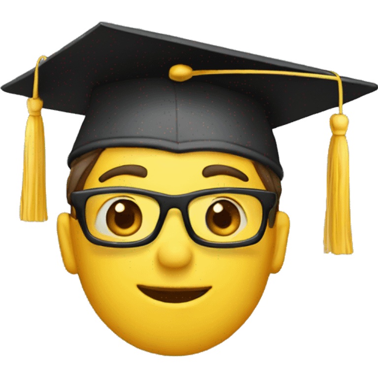 square hat graduate emoji