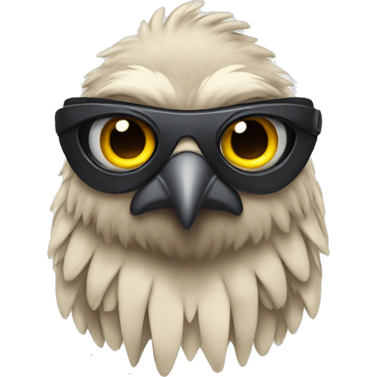 Griffin with eye patch emoji