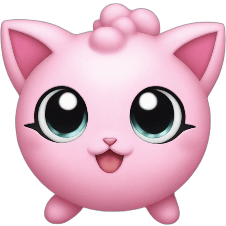 Jigglypuff in love  emoji