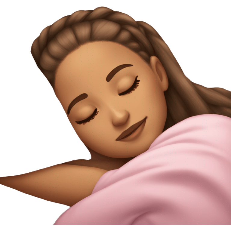 Ariana Grande sleeping emoji