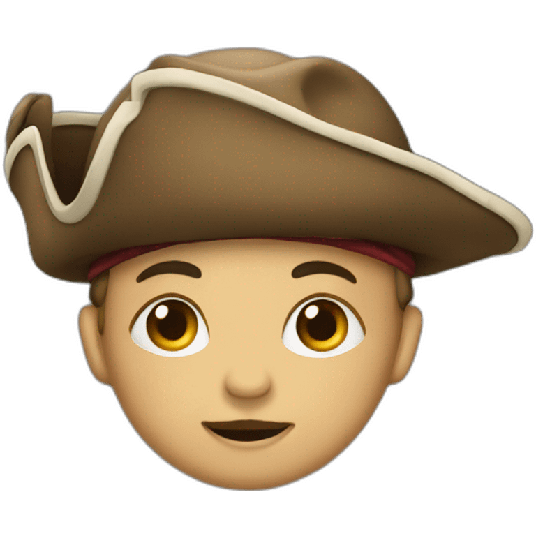 Bebé disfrazado de pirata  emoji