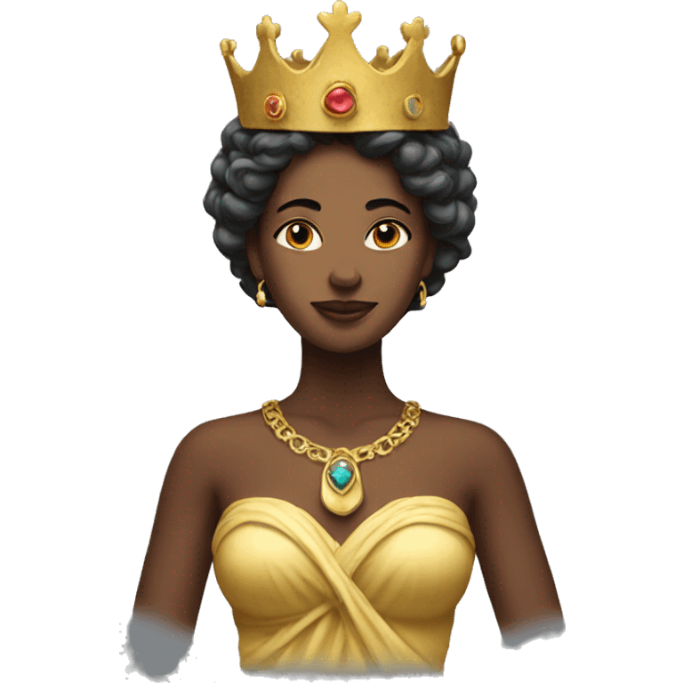 Goddess with crown emoji