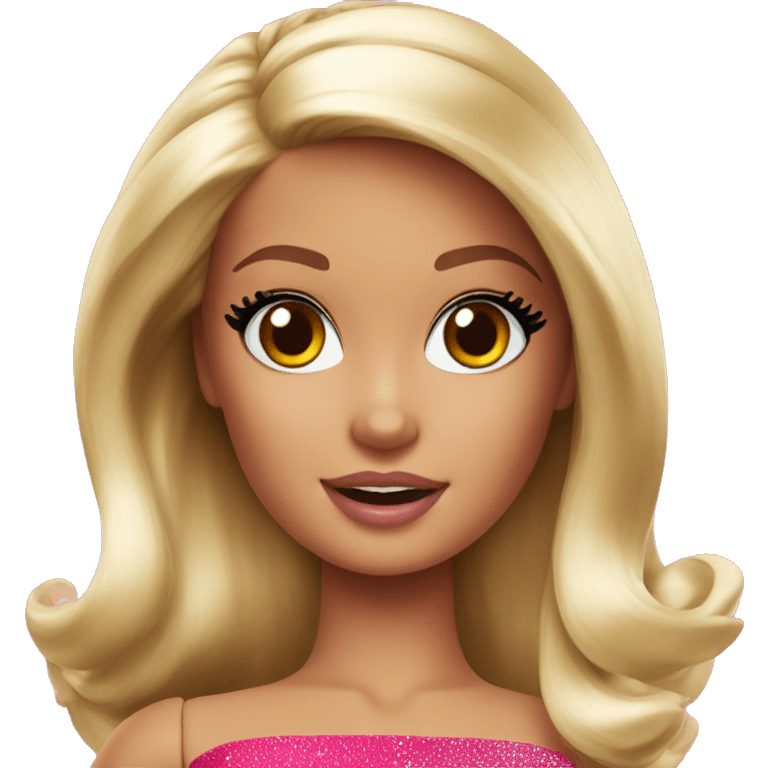 Barbie Christmas  emoji