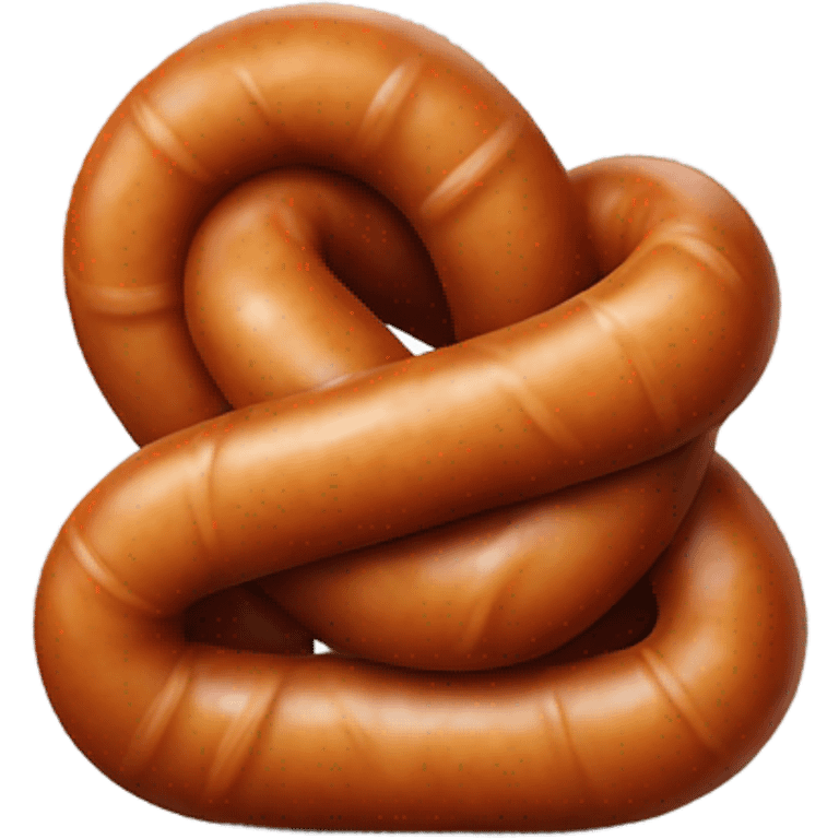 Sausage knot emoji