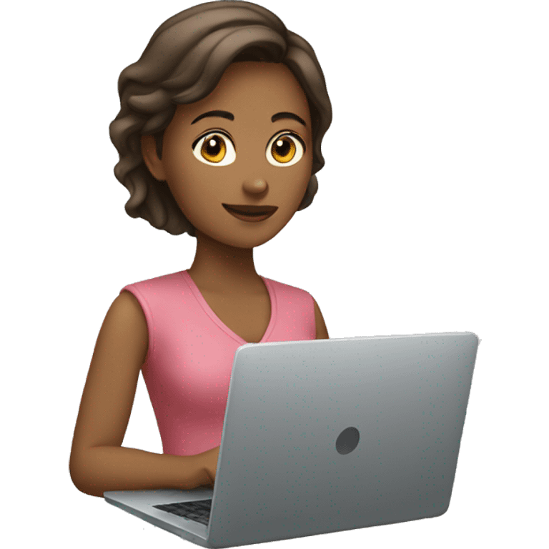 woman using laptop emoji