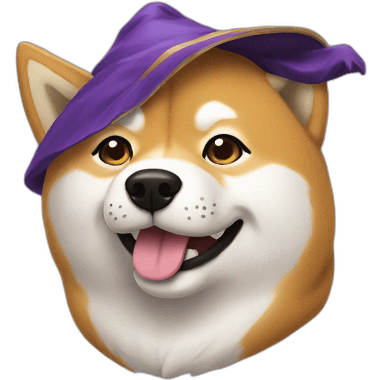 wizard shiba emoji