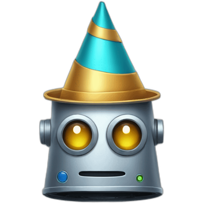 robot partyhat emoji