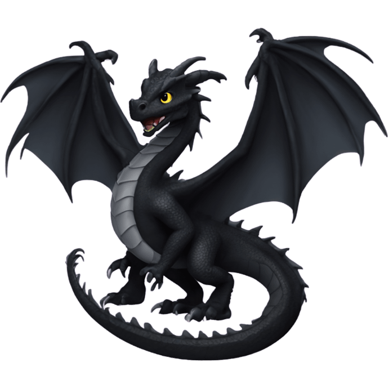 Black dragon emoji