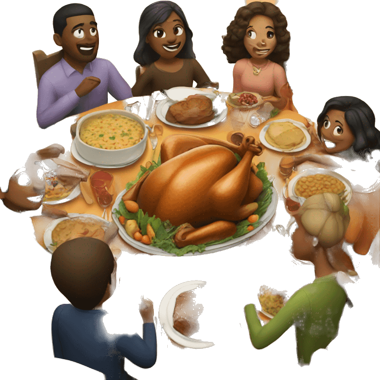 Thanksgiving meal  emoji