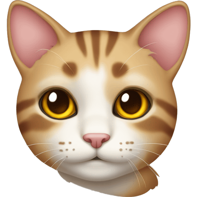 Cutie begue cat emoji