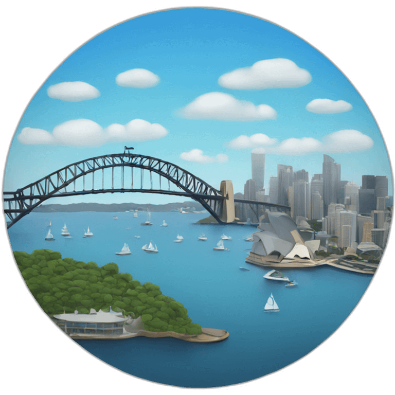 Sydney harbor emoji