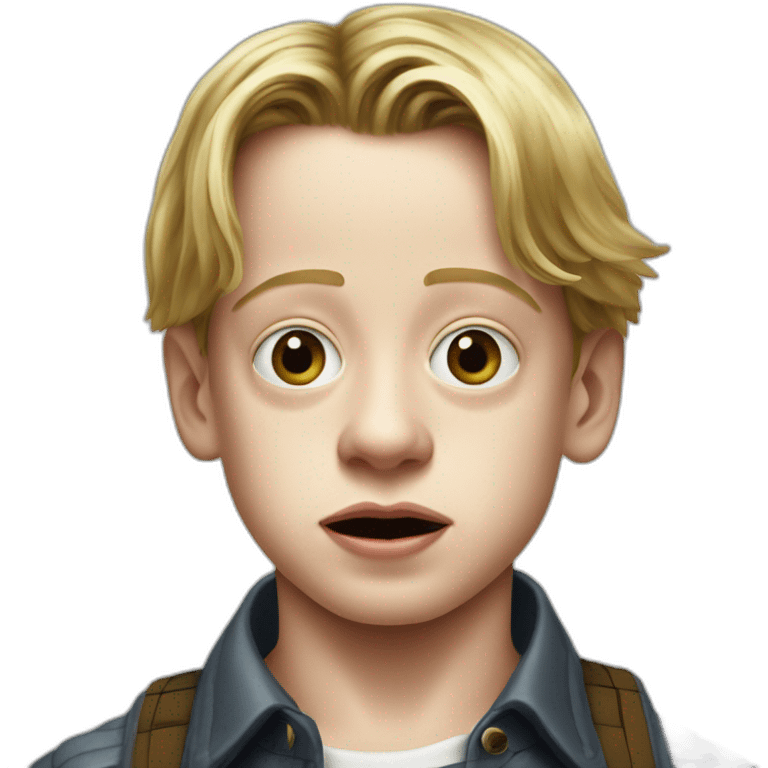 Young macaulay culkin emoji